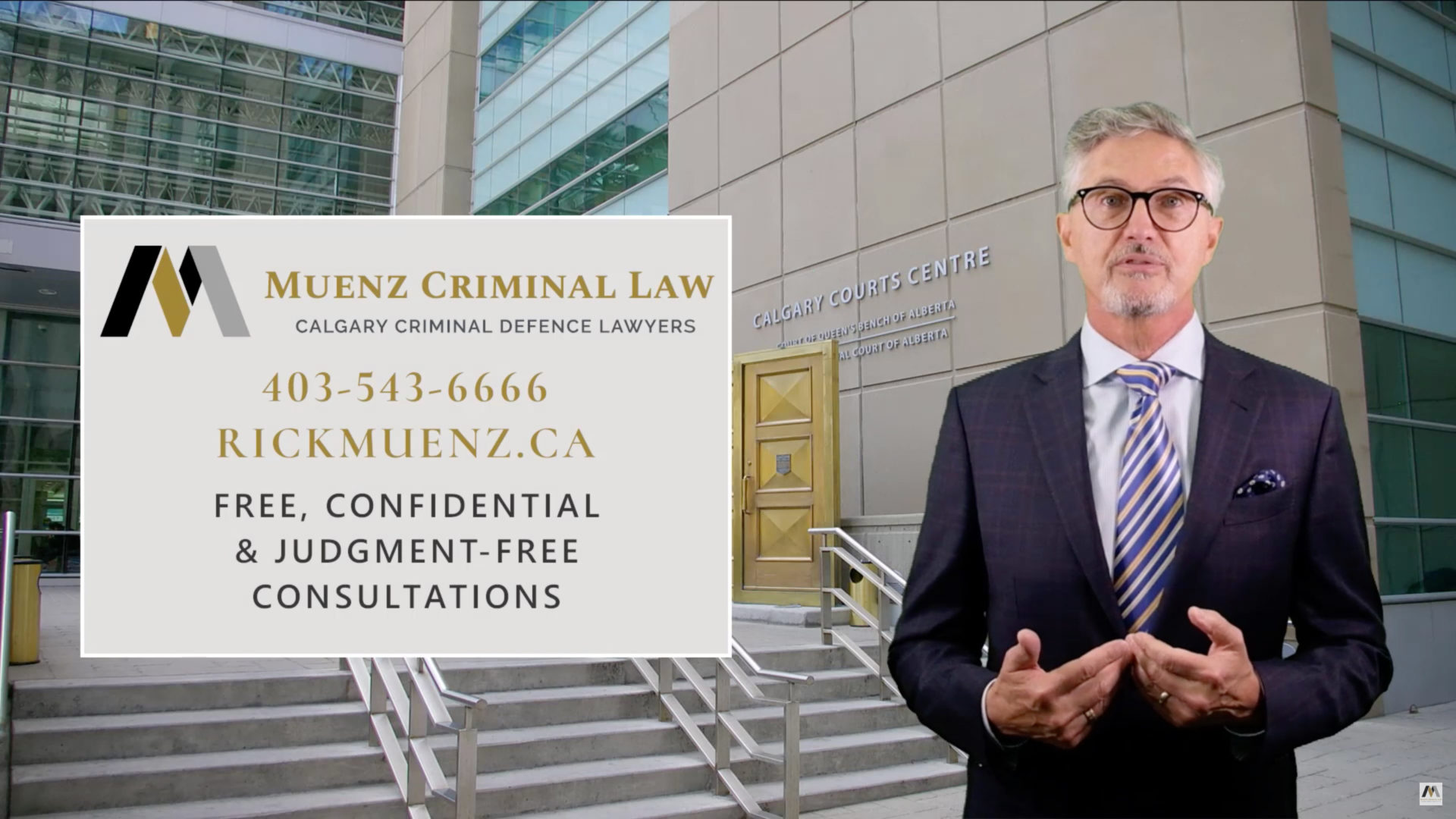 Rick Muenz Online Ad | Muenz Calgary Criminal Law Firm